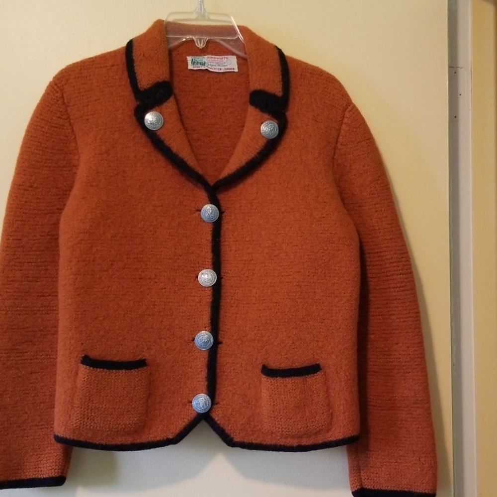 Vintage 100% heavy wool jacket